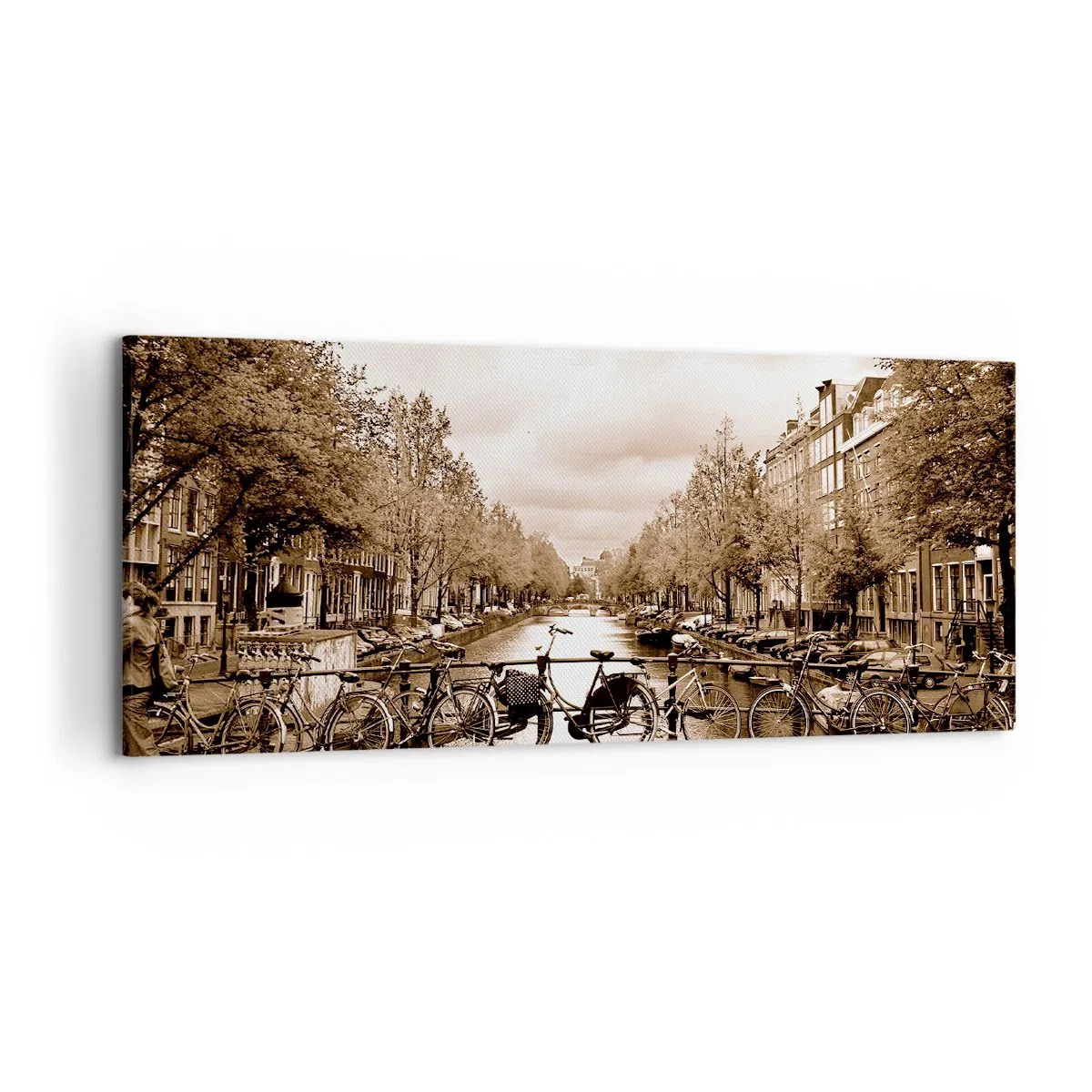Canvastavla - Bild på duk - Holländsk stämning - 120x50 cm