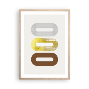 Affisch i ram av ljusek - Ooo! - 50x70 cm