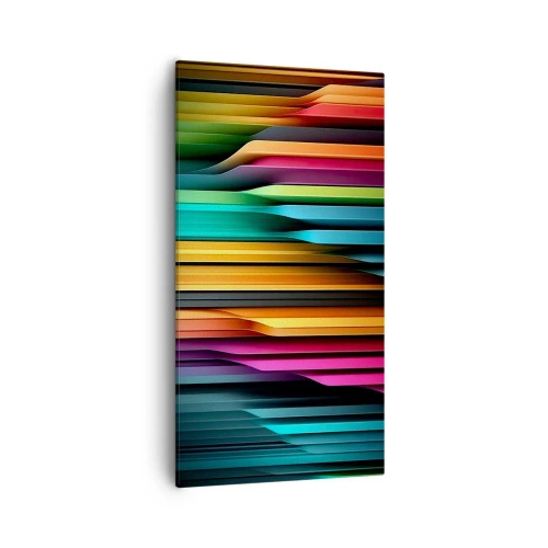 Canvastavla - Bild på duk - Lysande orgel - 55x100 cm