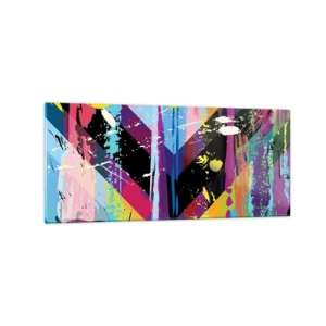 Glastavla - Bild på glas - Uppifrån nedåt - 120x50 cm