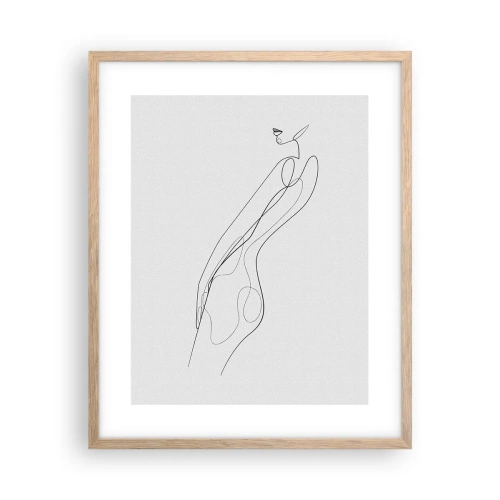 Affisch i ram av ljusek - Bara en utfästelse - 40x50 cm