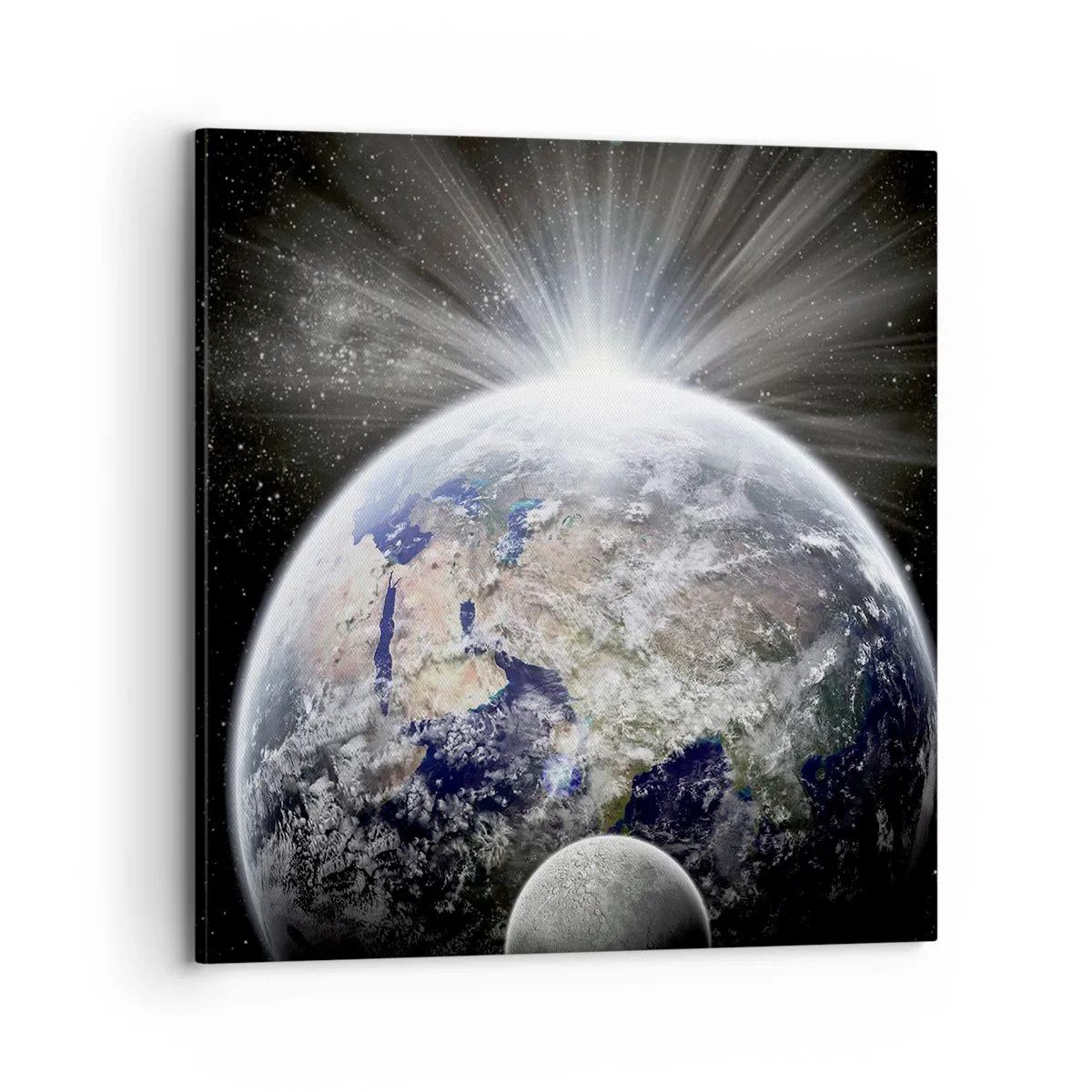 Canvastavla - Bild på duk - I fullt sken - 70x70 cm