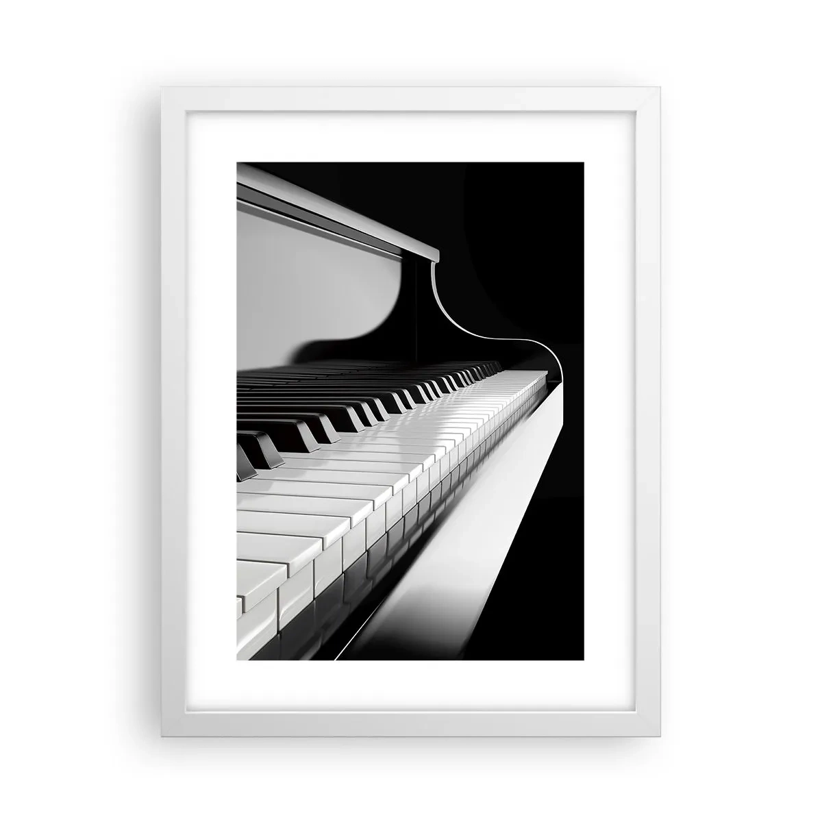 Affisch i vit ram - Harmoni av former och färger - 30x40 cm