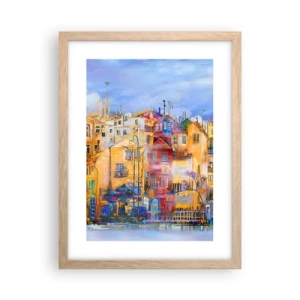 Affisch i ram av ljusek - Vi är tillsammans - 30x40 cm