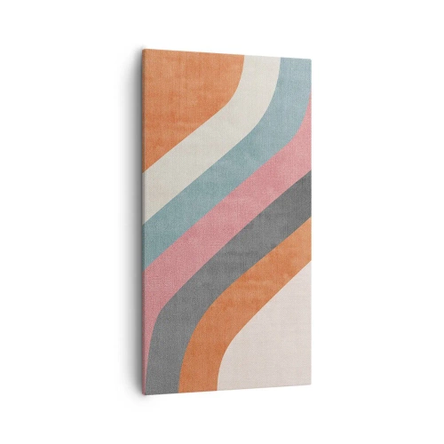 Canvastavla - Bild på duk - Diagonal komposition - rörelse - 55x100 cm