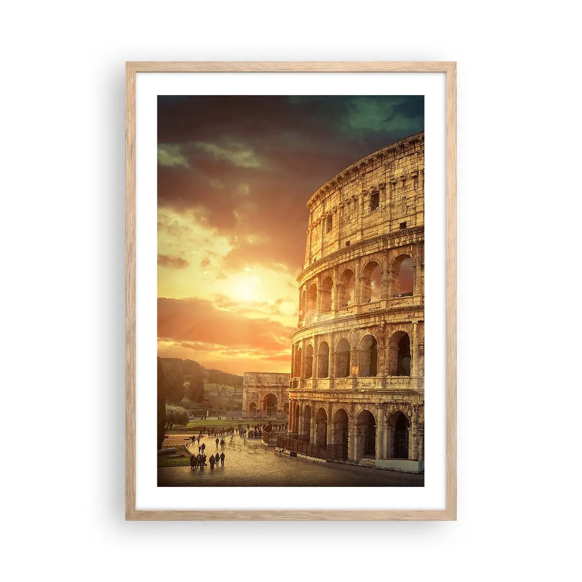 Affisch i ram av ljusek - Kolossalt intryck - 50x70 cm