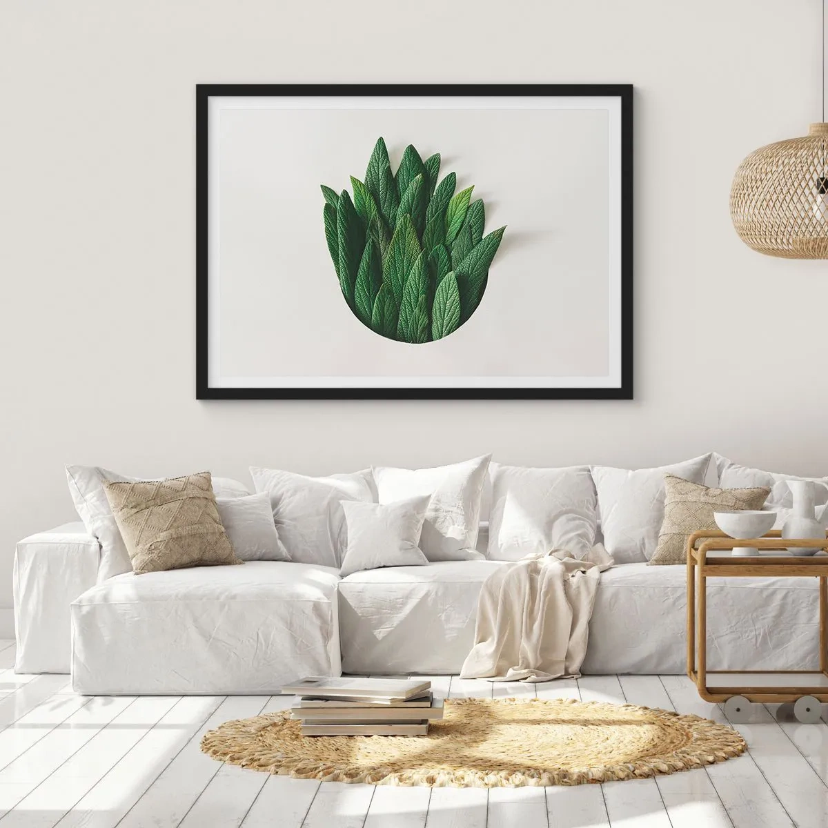 Affisch i svart ram - Ostoppbar nyfikenhet - 50x40 cm