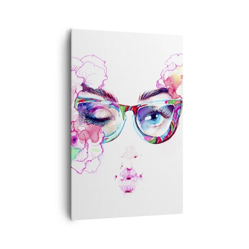 Canvastavla - Bild på duk - Frestande löfte - 80x120 cm