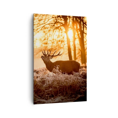 Canvastavla - Bild på duk - Jägarens dröm - 80x120 cm