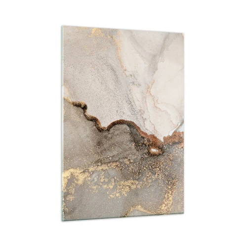 Glastavla - Bild på glas - På färgernas gräns - 50x70 cm