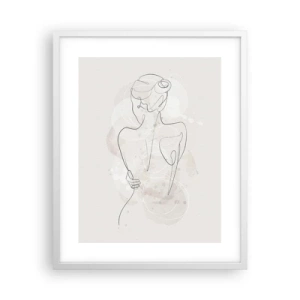 Affisch i vit ram - Som ett känsligt instrument - 40x50 cm