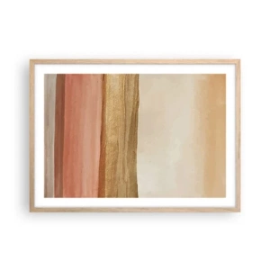 Affisch i ram av ljusek - Vertikal komposition - 70x50 cm