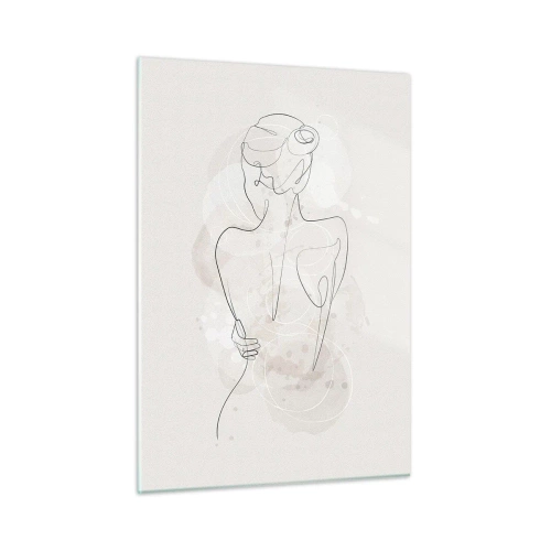 Glastavla - Bild på glas - Som ett känsligt instrument - 50x70 cm