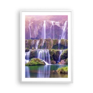 Affisch i vit ram - Trappan till himlen - 50x70 cm