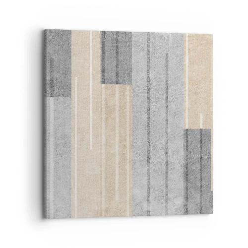 Canvastavla - Bild på duk - Komposition: allt i lod - 70x70 cm