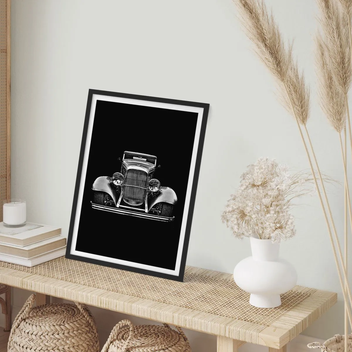 Affisch i svart ram - En sann gentleman - 40x50 cm