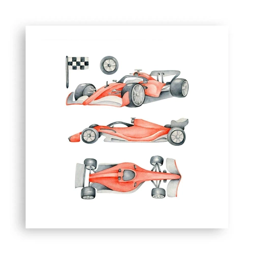 Affisch - Att komma ikapp en dröm - 50x50 cm