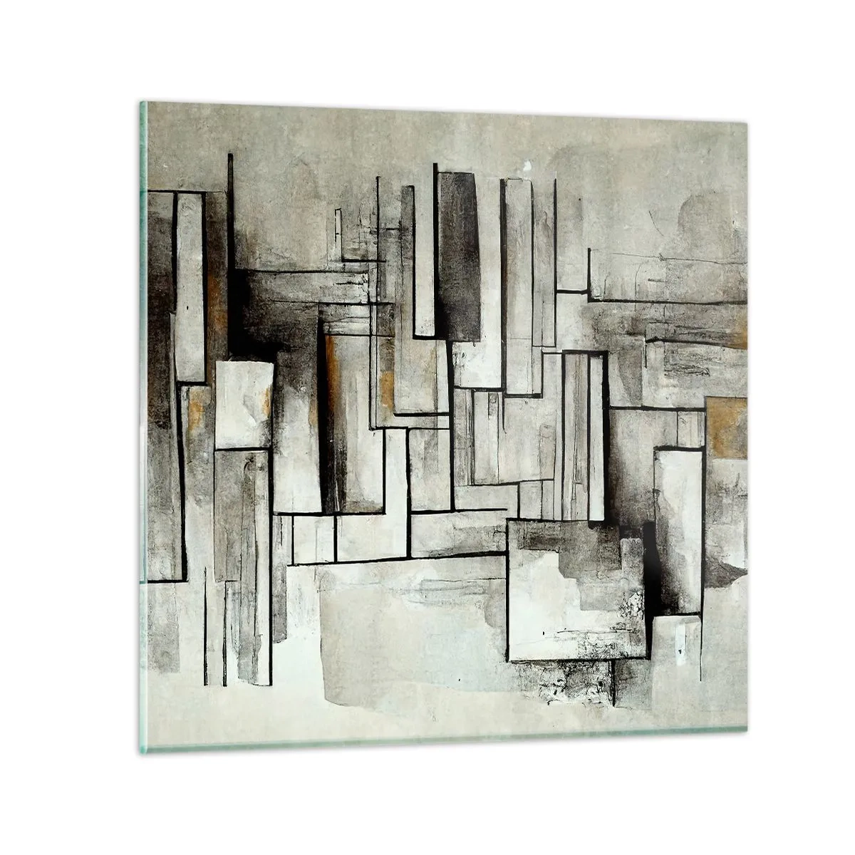 Glastavla - Bild på glas - Kraften i enkelhet - 60x60 cm