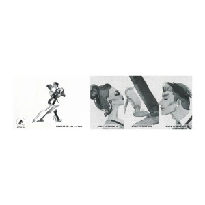 Provbit av fototapet Premium Canvas - I en rytm - Tango, Dansa, Dansare - 100x30 cm