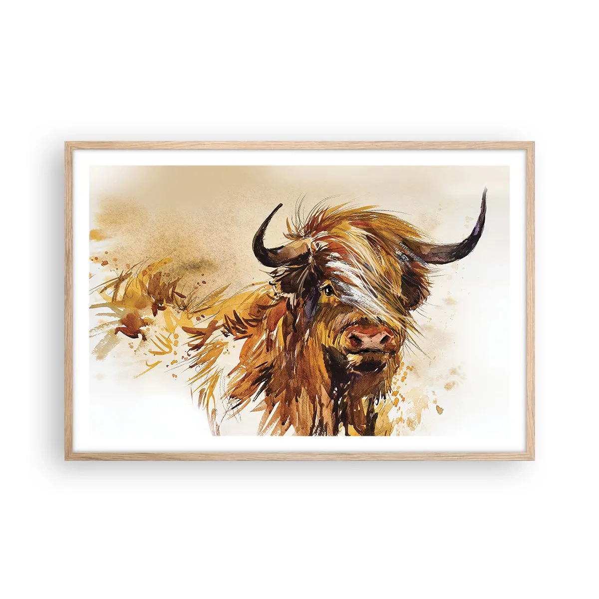 Affisch i ram av ljusek - Jägarens dröm - 91x61 cm