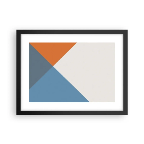 Affisch i svart ram - Under vinkel… - 40x30 cm