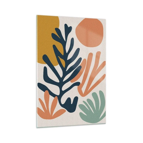 Glastavla - Bild på glas - Korallhav - 70x100 cm