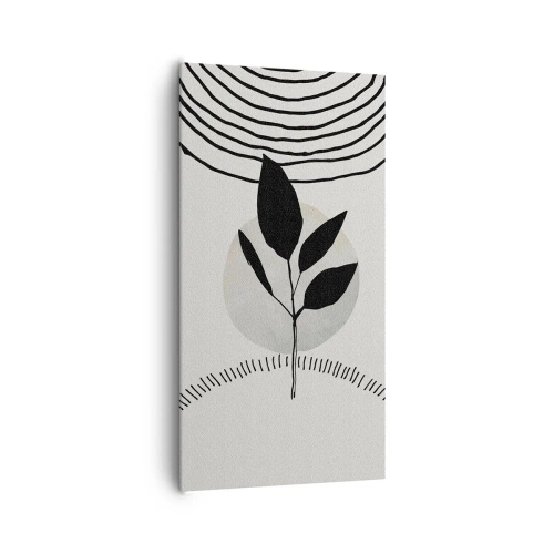 Canvastavla - Bild på duk - Komposition: naturens ritualer - 65x120 cm