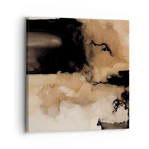 Canvastavla - Bild på duk - Intrigerande abstraktion - 30x30 cm