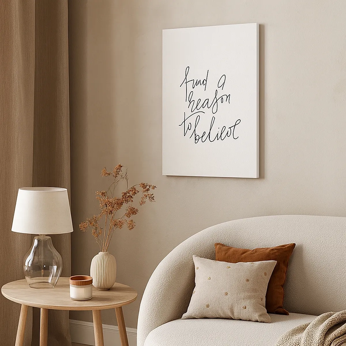 Canvastavla - Bild på duk - Det är möjligt - 50x70 cm