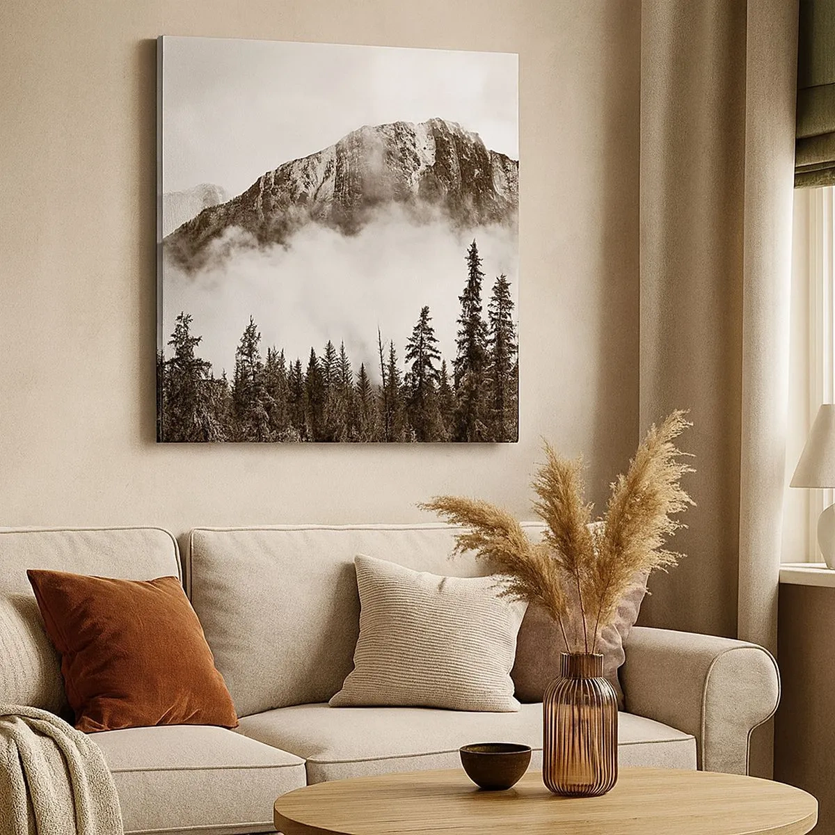 Canvastavla - Bild på duk - Granithärskare - 30x30 cm