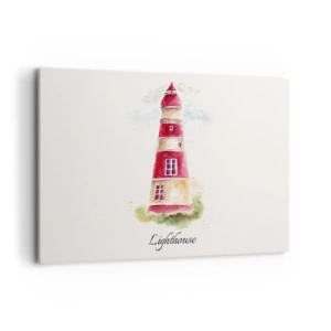 Canvastavla - Bild på duk - Det är alltid något väder - 120x80 cm