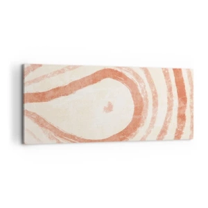 Canvastavla - Bild på duk - Korallringar - komposition - 100x40 cm