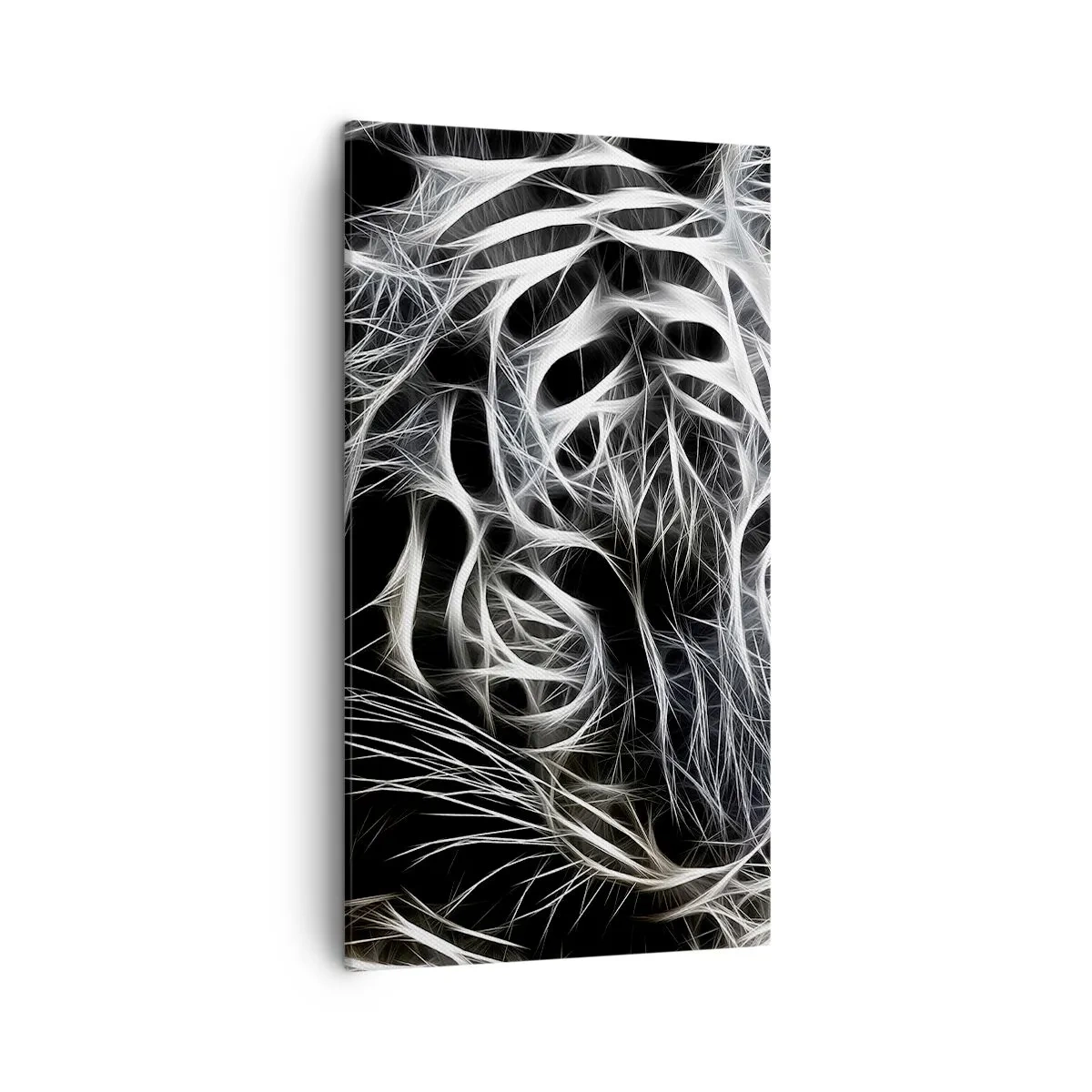 Canvastavla - Bild på duk - En studie om kattens lätthet - 45x80 cm