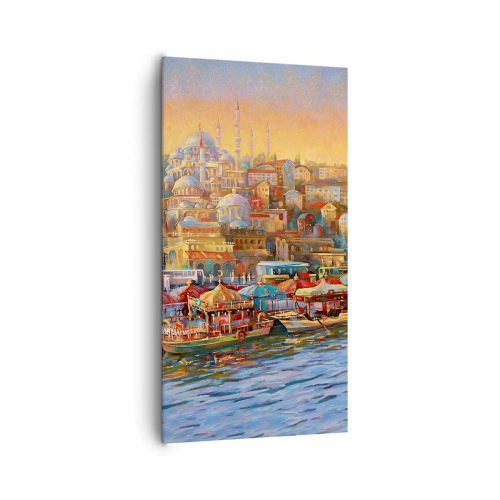 Canvastavla - Bild på duk - Istanbul-berättelse - 65x120 cm