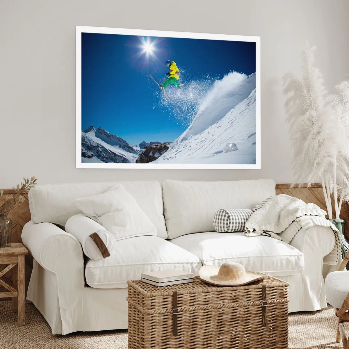 Affisch - Dansar med fjällen - 70x50 cm