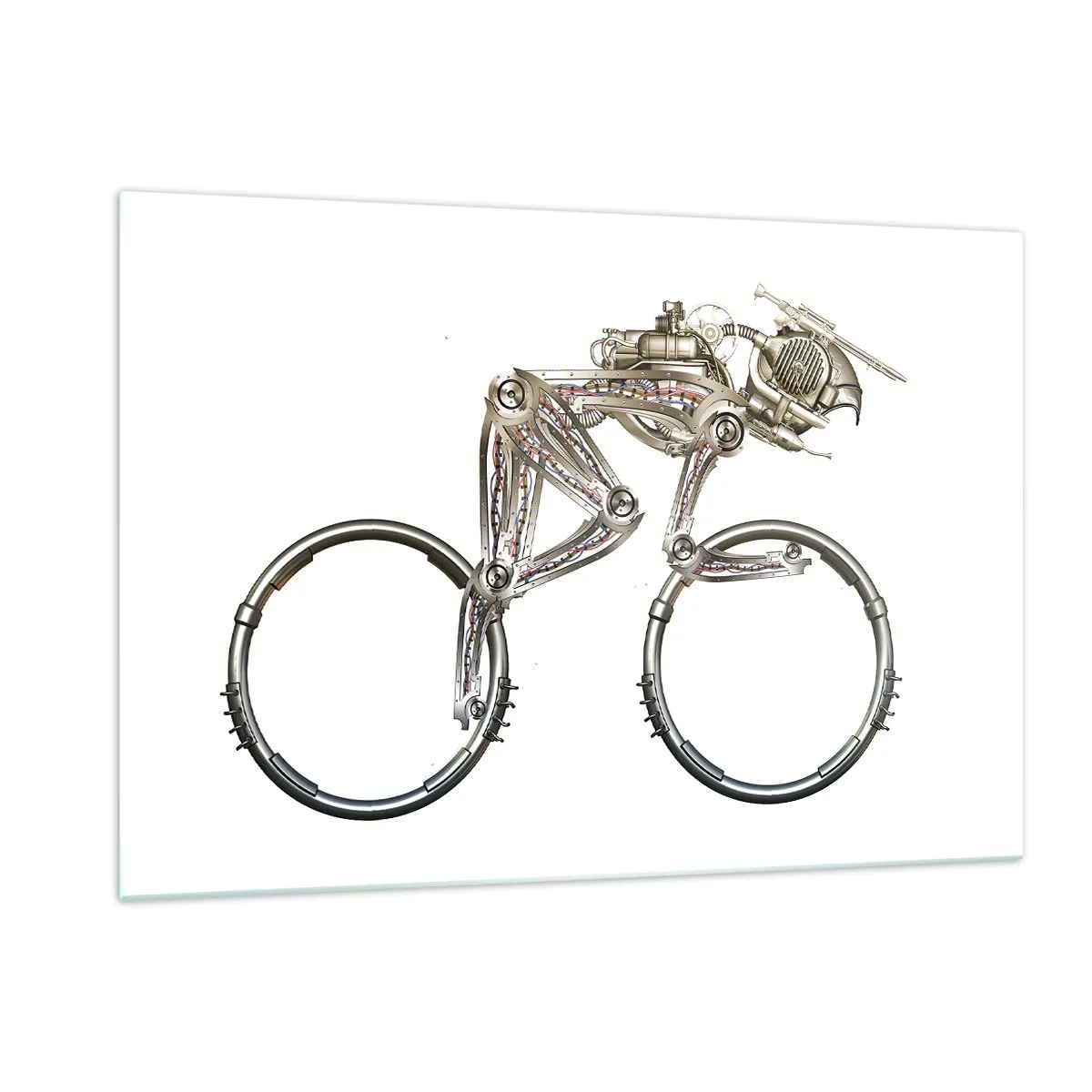 Glastavla - Bild på glas - Underbar maskin - 120x80 cm