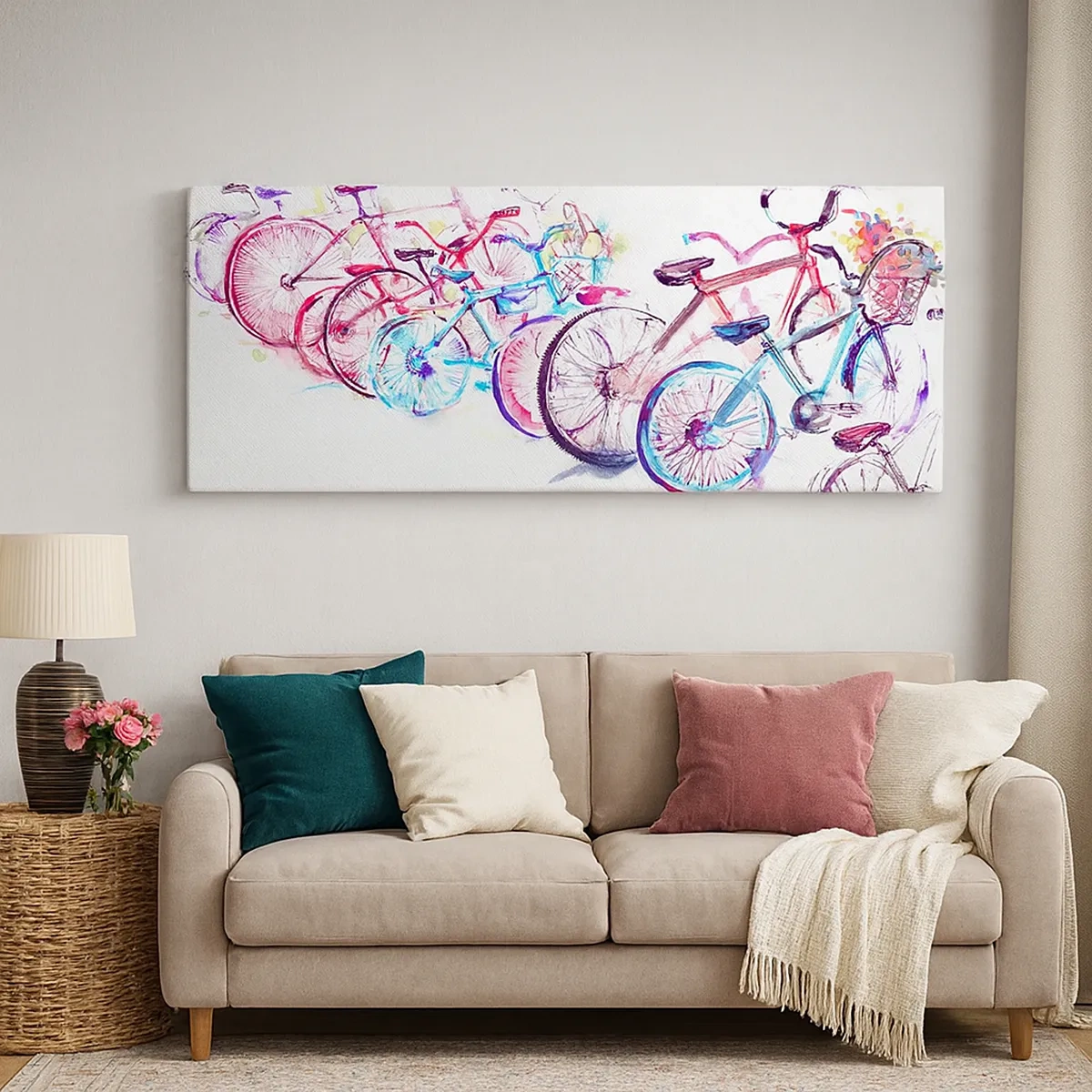 Canvastavla - Bild på duk - Antimotoklubbens träff - 30x30 cm