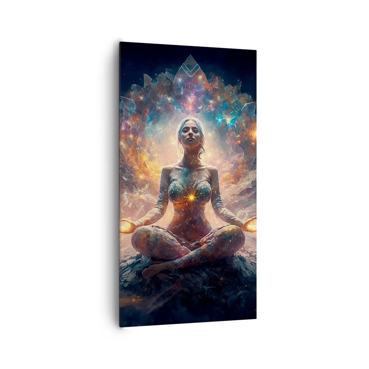 Canvastavla - Bild på duk - Flöde av god energi - 65x120 cm