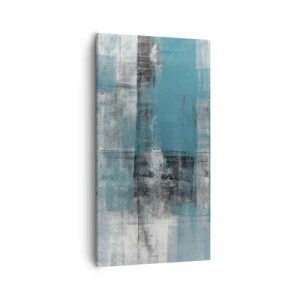 Canvastavla - Bild på duk - Vatten och luft - 55x100 cm