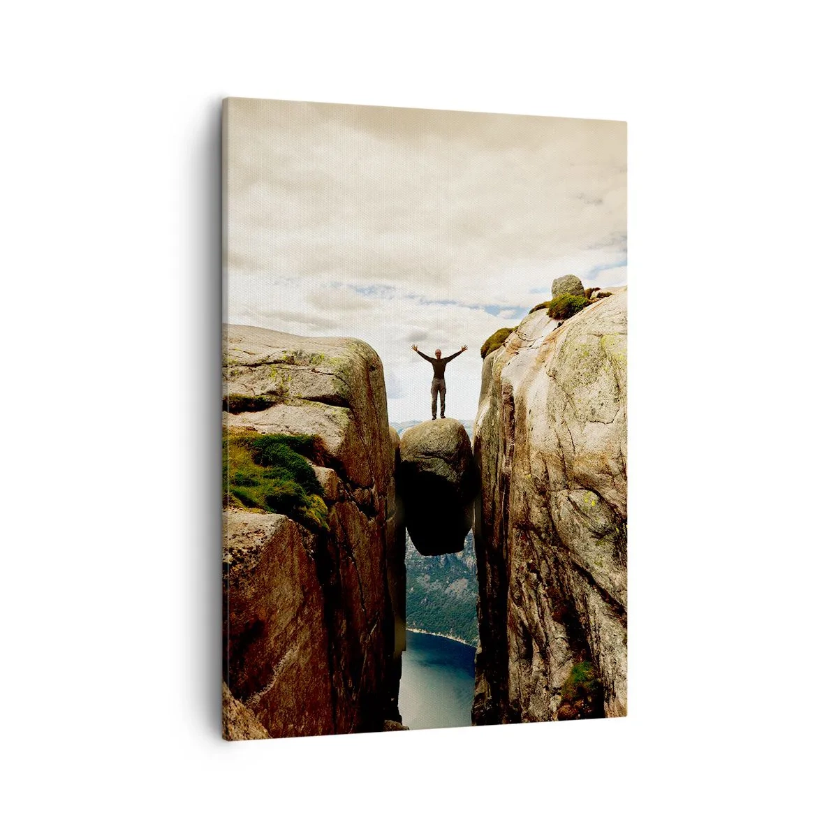 Canvastavla - Bild på duk - Hur jag mår?! - 50x70 cm