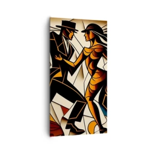 Canvastavla - Bild på duk - Passionsdans - 65x120 cm