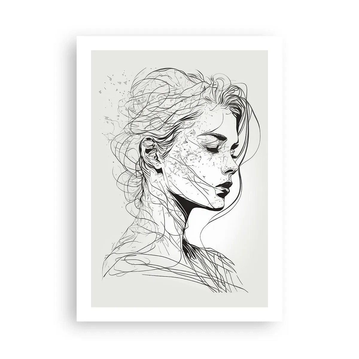 Affisch - Porträtt i drömmar - 50x70 cm