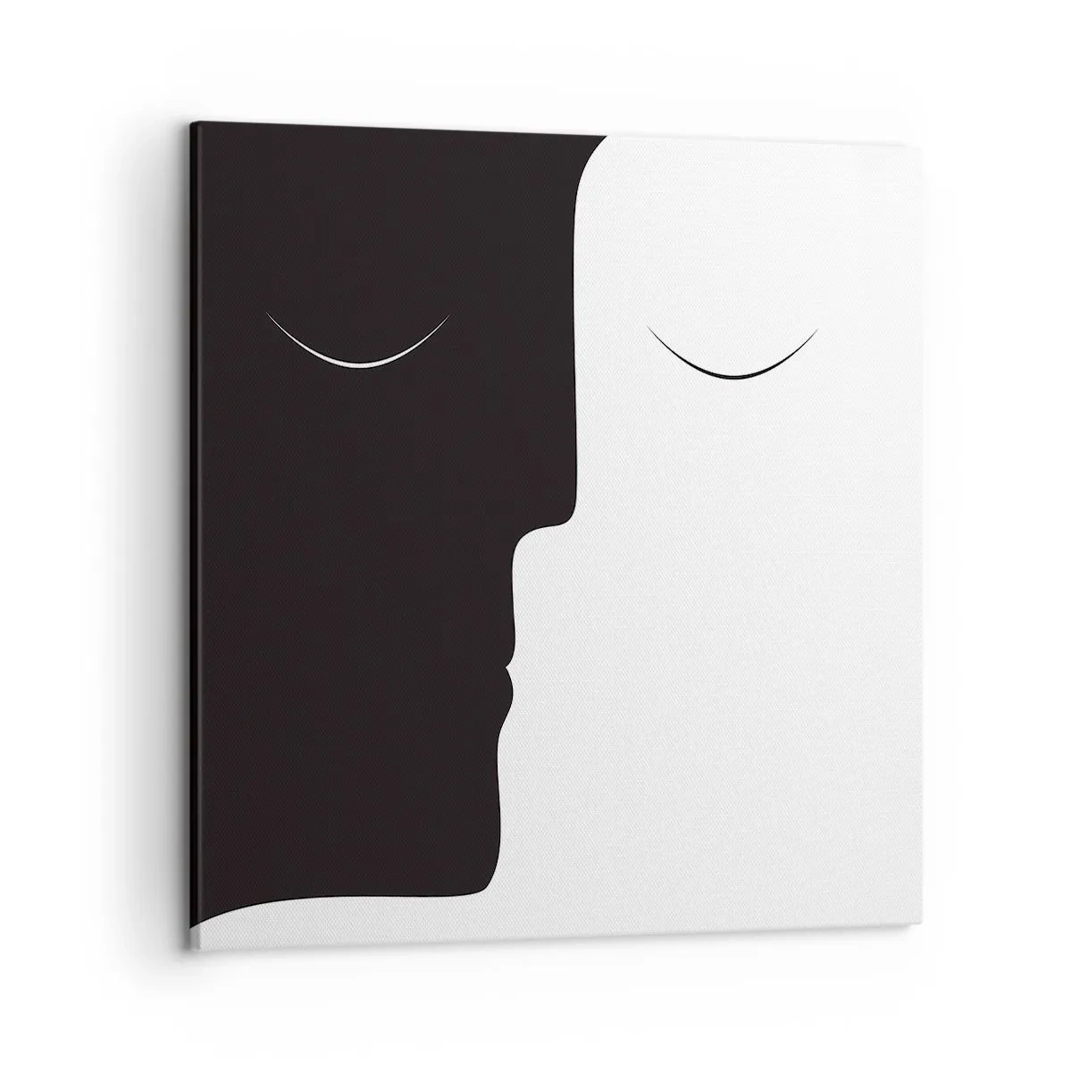 Canvastavla - Bild på duk - Motsatsernas enhet - 50x50 cm