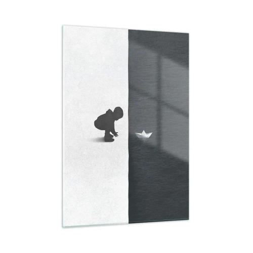 Glastavla - Bild på glas - En stor expedition - 50x70 cm