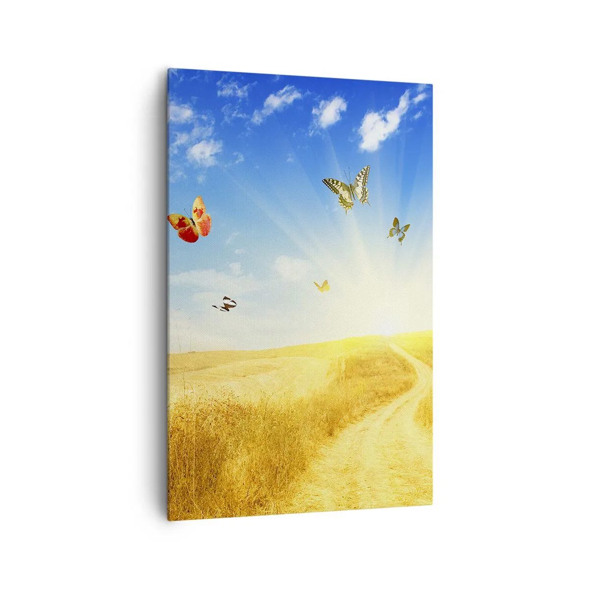 Canvastavla - Bild på duk - Varför vi älskar sommaren? - 80x120 cm