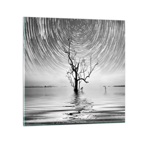 Glastavla - Bild på glas - Naturens symfoni - 30x30 cm