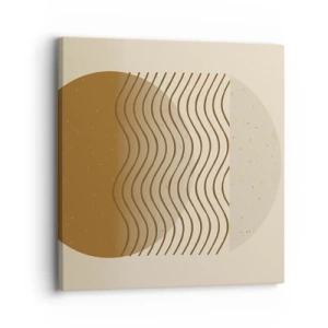 Canvastavla - Bild på duk - Om geometriska figurers ursprung - 30x30 cm