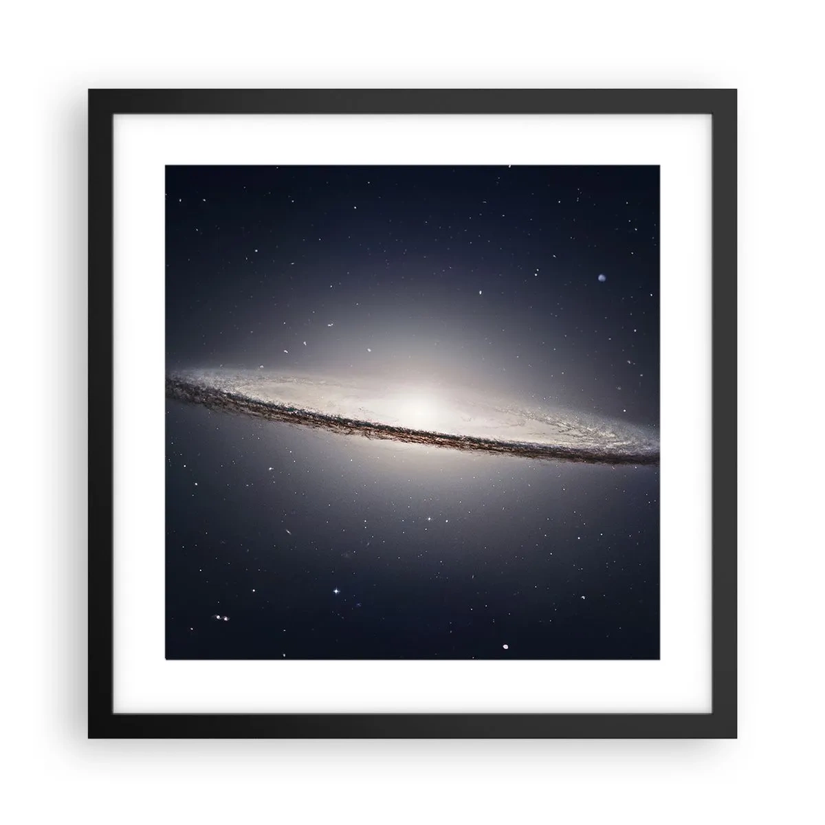 Affisch i svart ram - En gång i en galax långt, långt borta.... - 40x40 cm