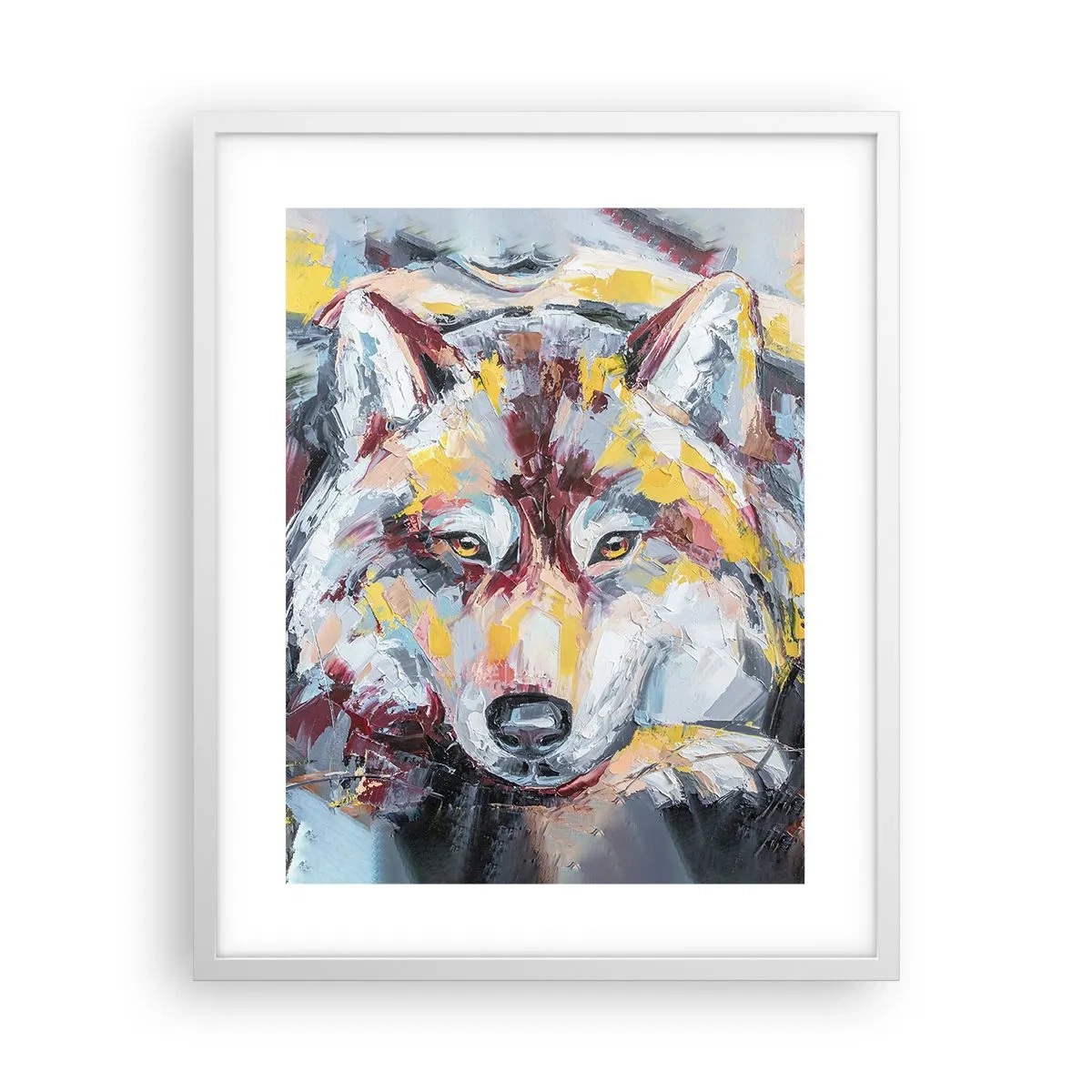 Affisch i vit ram - Lugnt bland de närmsta - 40x50 cm