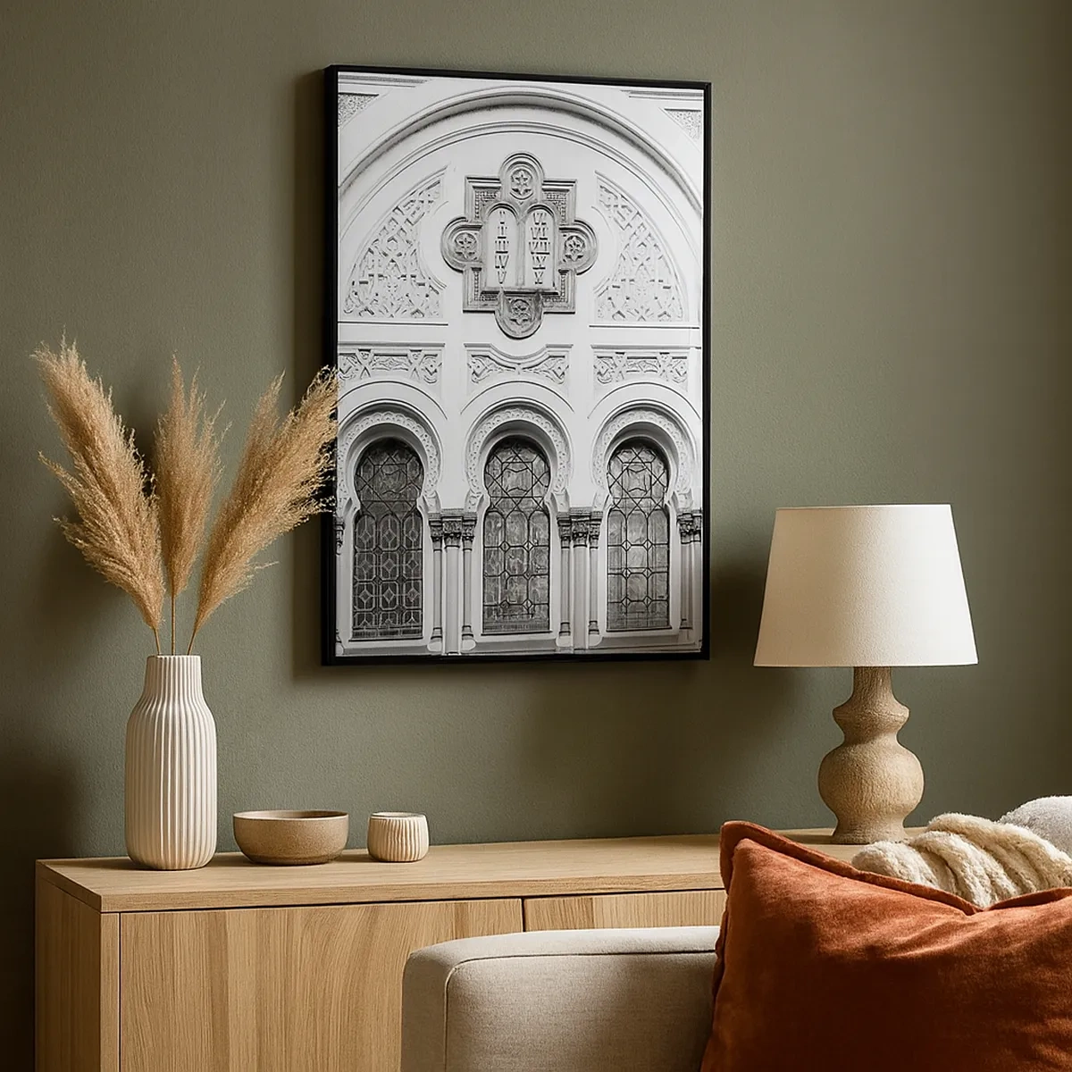 Canvastavla - Bild på duk - På gränsen mellan kulturer - 50x70 cm